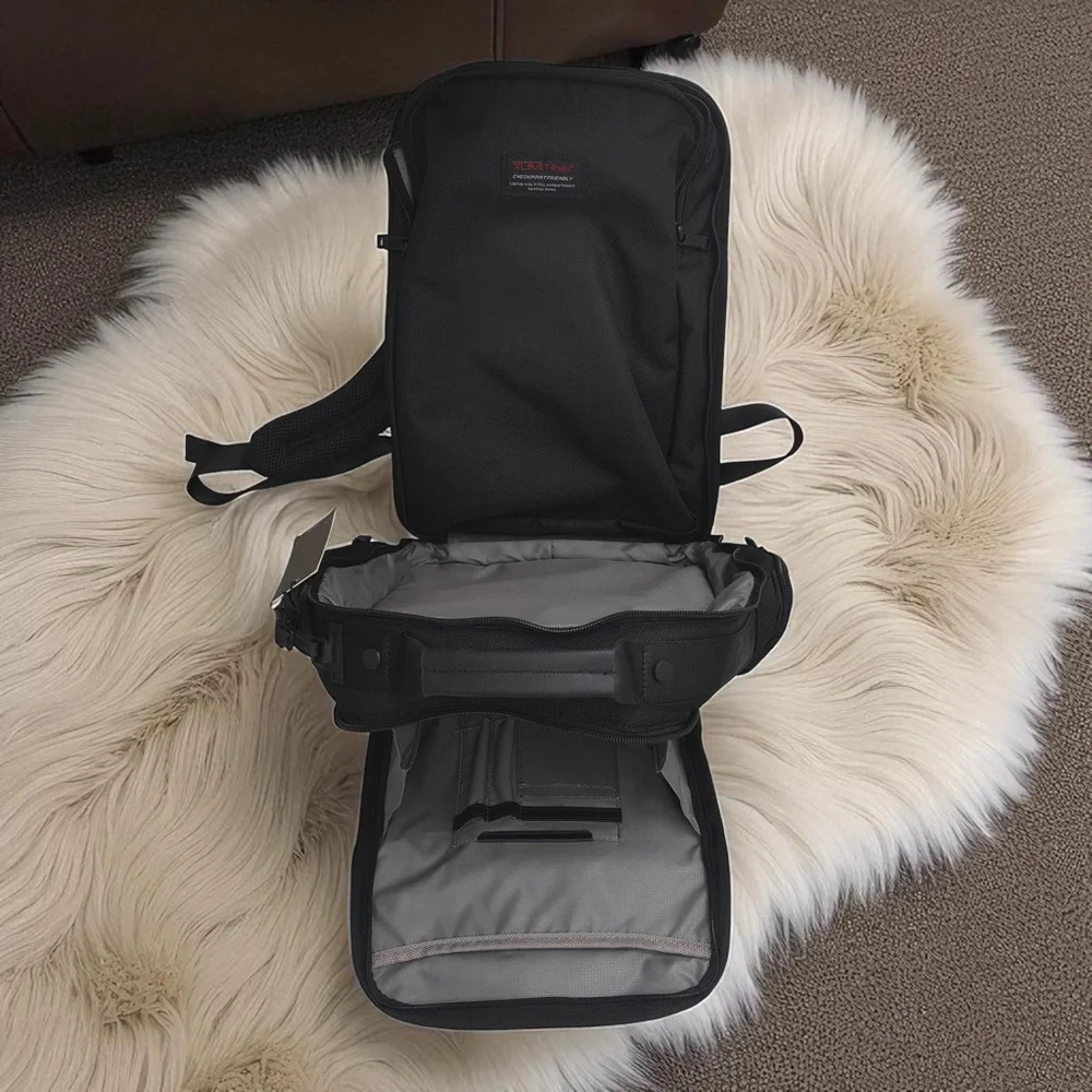 Tumi Men's Backpack in Sleek Black